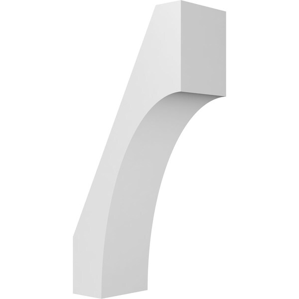 Ekena Millwork 4-in. W x 8-in. D x 16-in. H Westlake Architectural Grade PVC Knee Brace BRCP04X08X16WTL - main